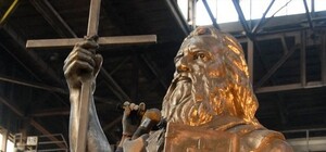 Освящать 4-метрового Андрея Первозванного в Донецк приедет митрополит Владимир