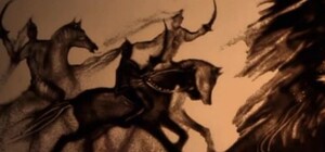 Ксения Симонова создала песочную анимацию о древней Евпатории