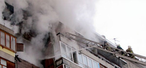 Ночью в Ялте из горящего дома эвакуировали 65 человек