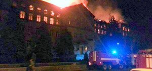 Сильнейший пожар: горит корпус аграрного университета