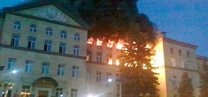 Пожарные: от корпуса аграрного вряд ли что-то останется...