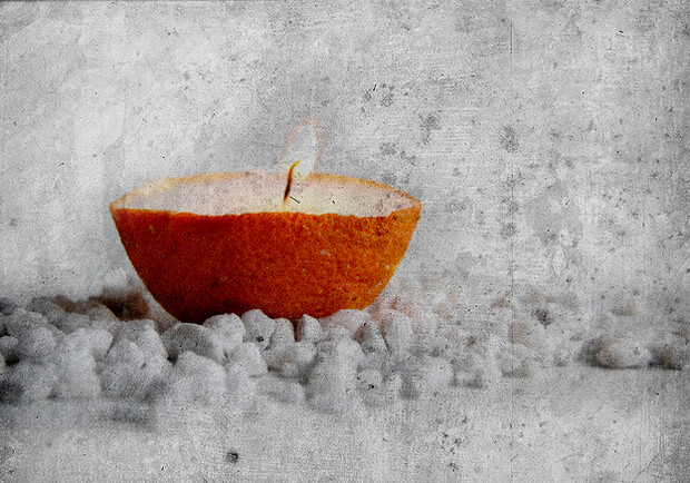 Новость - События - Лайфхак от Vgorode: как сделать свечу из апельсина