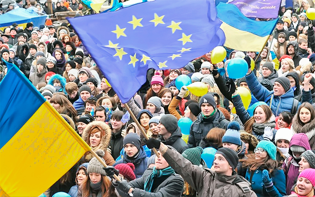 Киевляне жалуются на "Евромайдан". Фото с сайта svoboda.org.