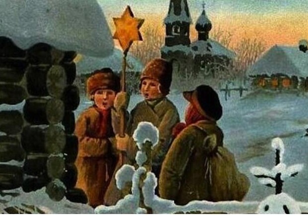 В советское время киевляне тоже отмечали рождество, правда не долго. Фото с сайта bellezza-storia.livejournal.com 