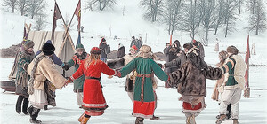 Покатушки на колесницах и крещенские гадания: парк 