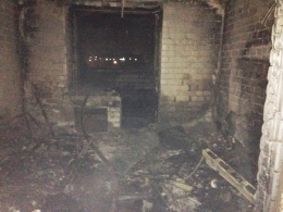 На ДВРЗ сгорела квартира. Фото пресс-службы МЧС