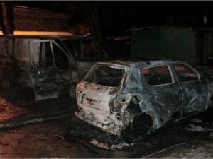 В Киеве сожгли еще один автомобиль. Фото с сайта news.liga.net