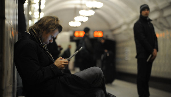 В киевской подземке снова заговорили о Wi-Fi. Фото с сайта ria.ru