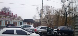 Из-за ДТП на путепроводе по Советской образовалась пробка