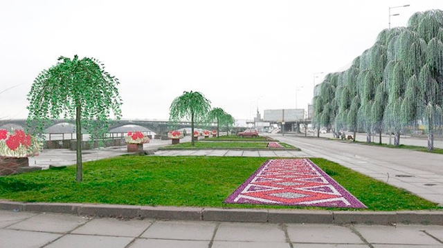 Новость - События - Взялись за старое: "Киевзеленстрой" опять украшает город с помощью фотошопа