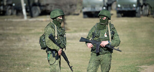 В Крыму захватили ракетную часть в Черноморском