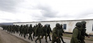 В Крыму заблокировали воинскую часть на Тарханкуте