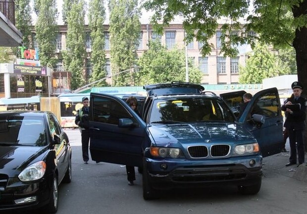 BMW пытался скрыться от сотрудников ГАИ. Фото с сайта segodnya.ua