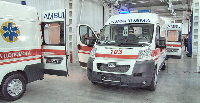 В Киеве на дежурство выйдут 91 автомобиль скорой помощи. Фото с сайта segodnya.ua.