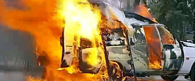 Новость - События - Осторожно, горячо: на Крещатике сгорела автокофейня