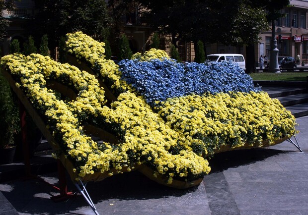 Новость - События - Обзор прессы: сегодня в Киеве высадят из живых цветов самый большой флаг Украины