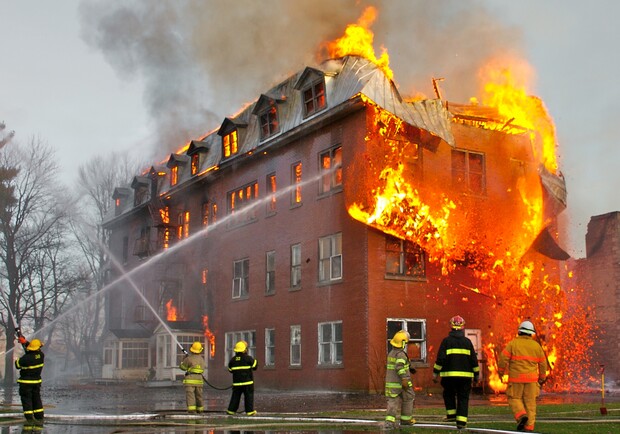 В центре Киева случился пожар. Фото с сайта ru.wikipedia.org