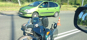 Из-за ДТП на Обуховской трассе образовалась 6-километровая пробка