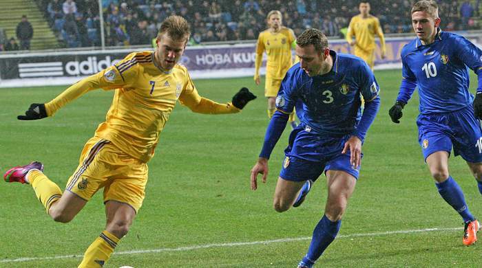 3 сентября в 20:00 сборная Украины сыграет против Молдовы. Фото с сайта dynamo-kiev.com