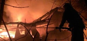 На Шулявке произошел масштабный пожар