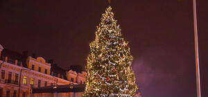 Волшебное видео дня: как зажгли главную елку на Софиевской площади