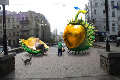 Новость - Досуг и еда - Киевлян просят проголосовать за новую арт-инсталляцию, которая появится в центре города