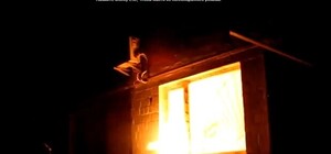 В Киеве подожгли офис КПУ