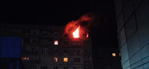 Ночной пожар: на Левобережном сгорела квартира