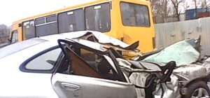 В Одессе Mazda влетела в маршрутку: есть пострадавшие (ФОТО)