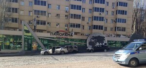 Фотофакт: ночью в центре Донецка расстреляли ресторан и посетителей