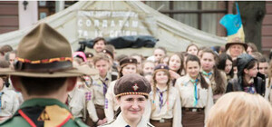 У Львові  пластуни урочистим маршем відзначили День присяги (відео)