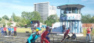 В Одессе проходят Международные соревнования пожарных