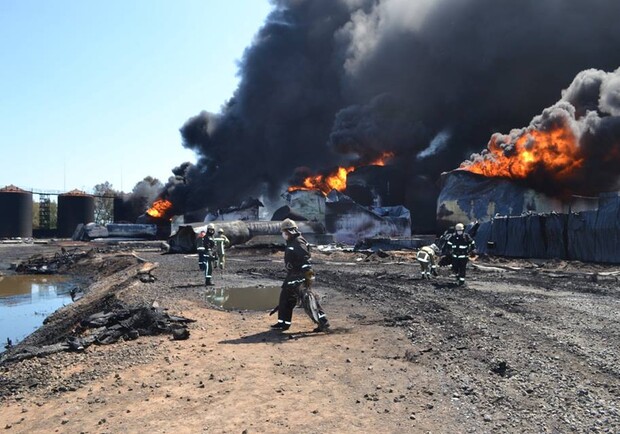 Новость - События - Какова сейчас ситуация на месте пожара на нефтебазе под Киевом