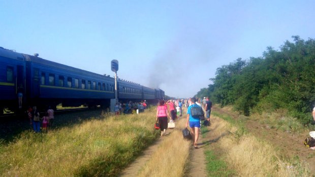 Новость - События - Поезд "Киев - Николаев" загорелся на ходу