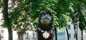 Трогательный фотофакт: киевляне просят Ежика не покидать столицу