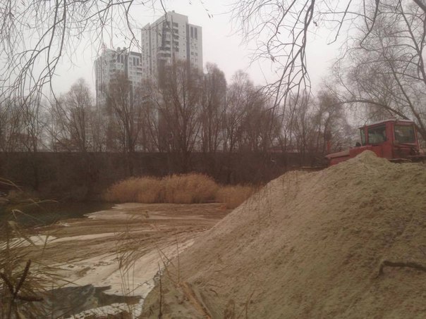 Новость - События - В Дарницком районе засыпают озеро