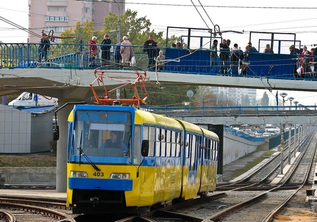 Новость - Транспорт и инфраструктура - На Борщаговке скоростной трамвай меняет режим работы