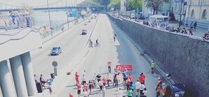 Подсмотрено в Instagram: как киевляне бегали на большом полумарафоне