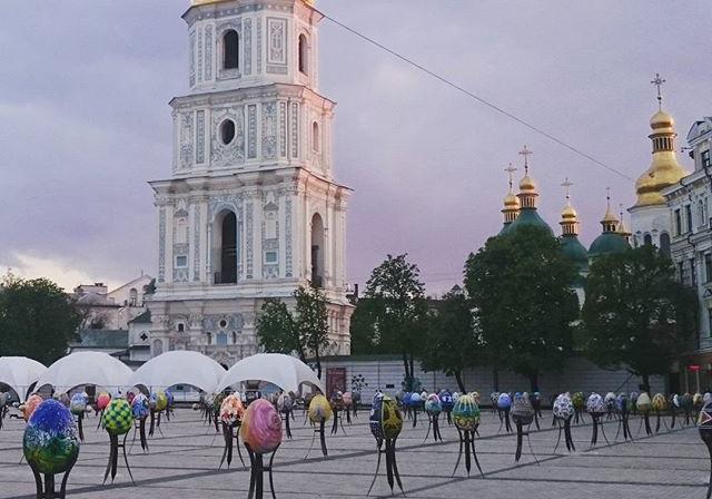 Новость - События - Подсмотрено в Instagram: как прошло открытие фестиваля писанок на Софийской
