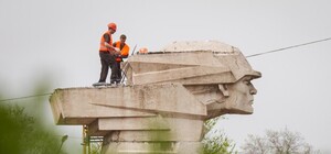 На месте запорожского  