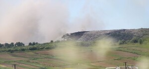 На Львівщині загорілося ще одне сміттєзвалище