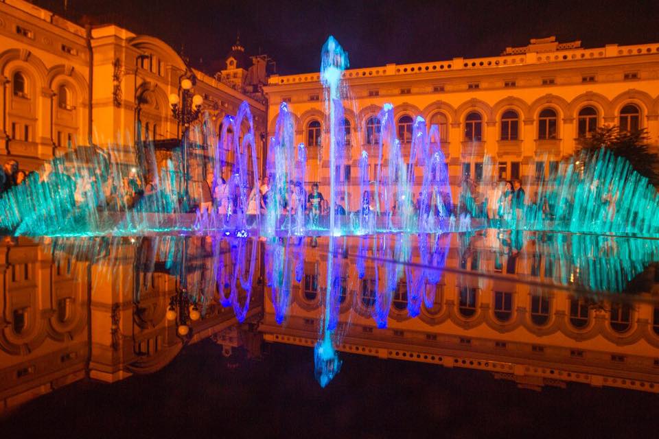 Новость - События - Как это выглядит: в центре Киева заработал светомузыкальный фонтан
