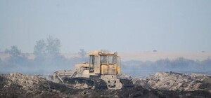 Львівські рятувальники загасили пожежу на торфовищі