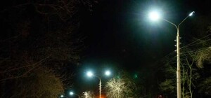 На улицах Голосеево появились экономные фонари. Адреса