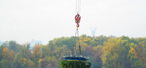 Видео под музыку: фонтаны из Русановского канала отправили зимовать