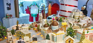 Кондитерская сказка: на Одесской киностудии открылась выставка пряничных домиков