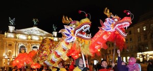 Фоторепортаж: як львів'яни зустрічали китайський новий рік