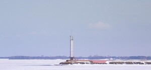 Замерзшее царство: появилось видео Киевского моря с высоты птичьего полета