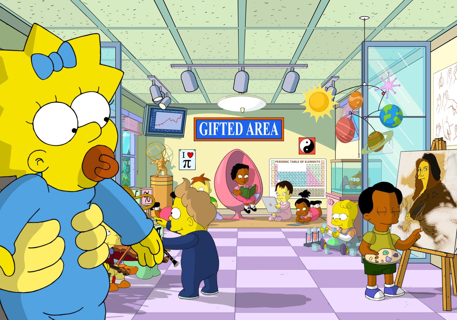 Кадр из мультфильма "Симпсоны"