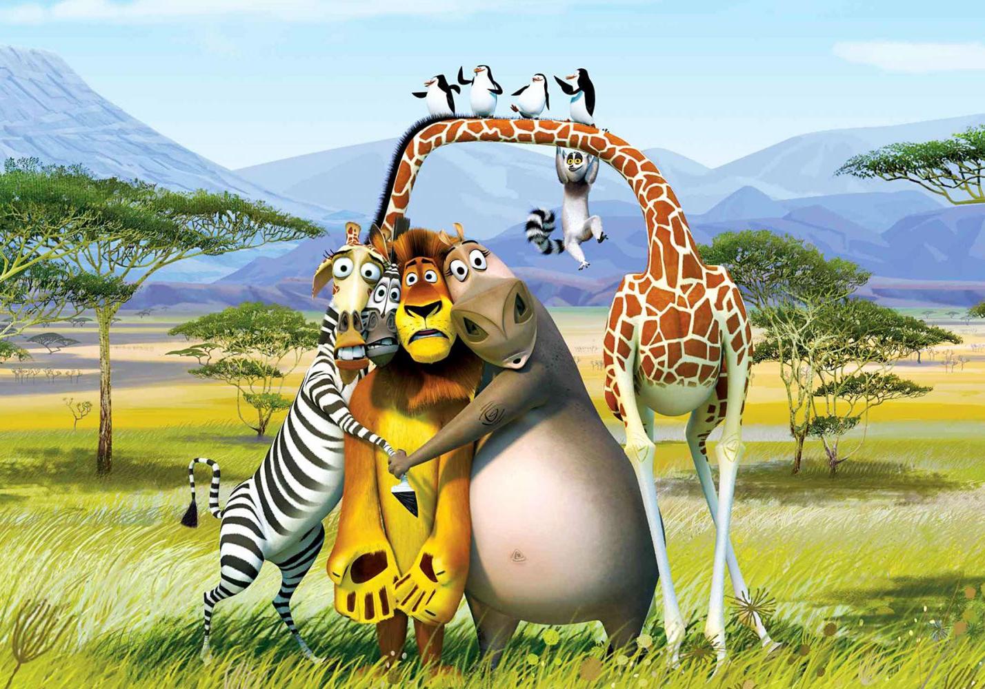 Кадр из мультфильма "Мадагаскар"